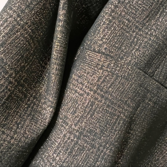 NWT Banana Republic Bronze & Black Metallic Blazer SZ 20 - Picture 4 of 9